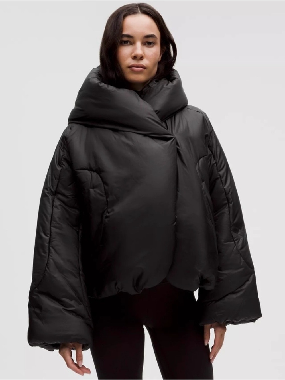 lululemon athletica Black Oversized Quilted Puffer Jacket